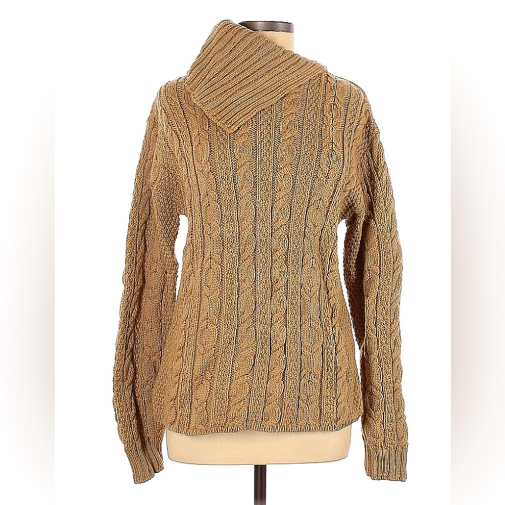 INIS CRAFTS 100% MERINO SWEATER, MEDIUM